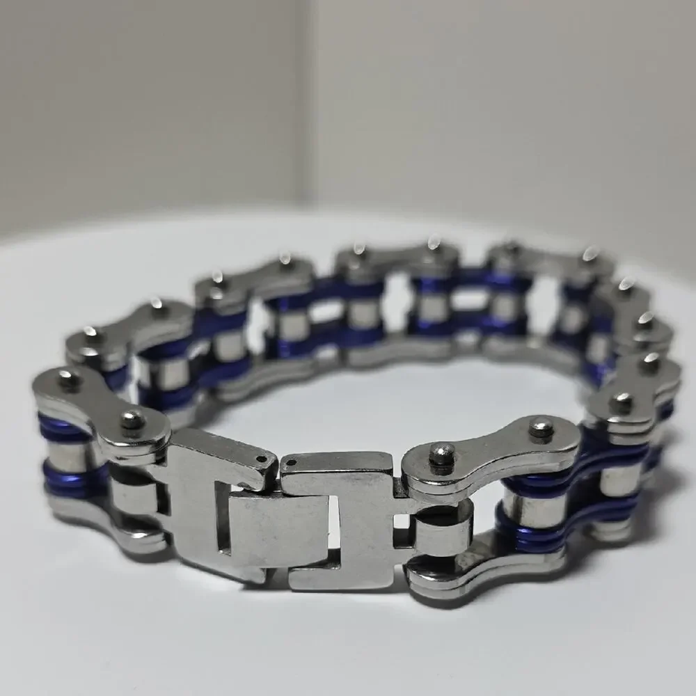 Stainless Steel Bike Chain Bracelet